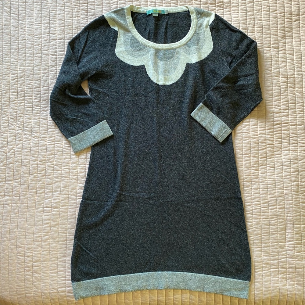 Boden Cashmere Angora Blend Sweater Dress 8